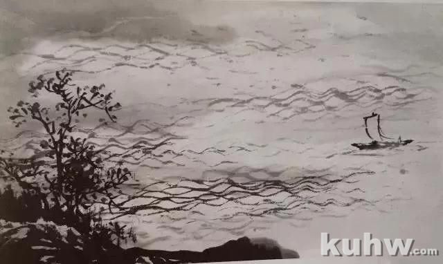 国画山水云石的画法