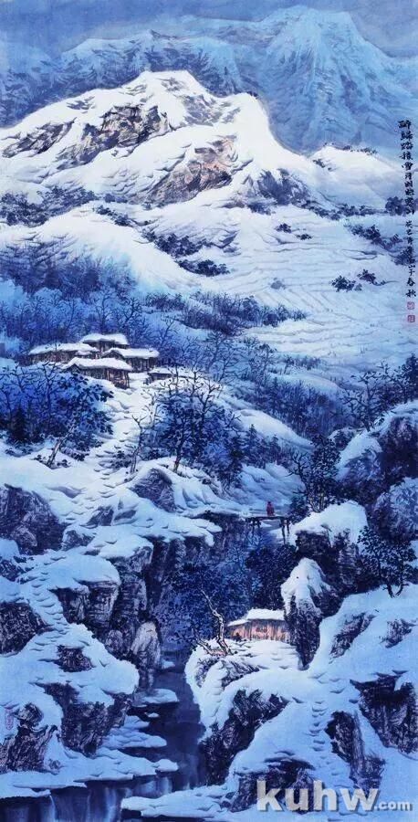 中国山水画的构图艺术表现形式