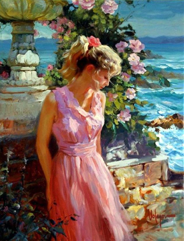 Vladimir Volegov《女人如花》油画系列作品欣赏