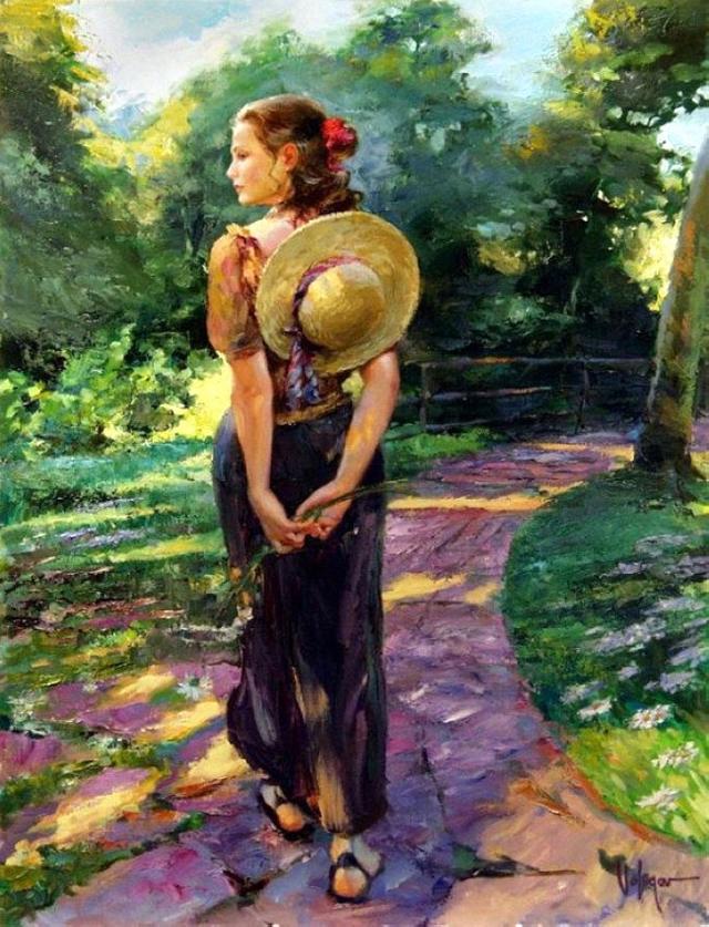 Vladimir Volegov《女人如花》油画系列作品欣赏