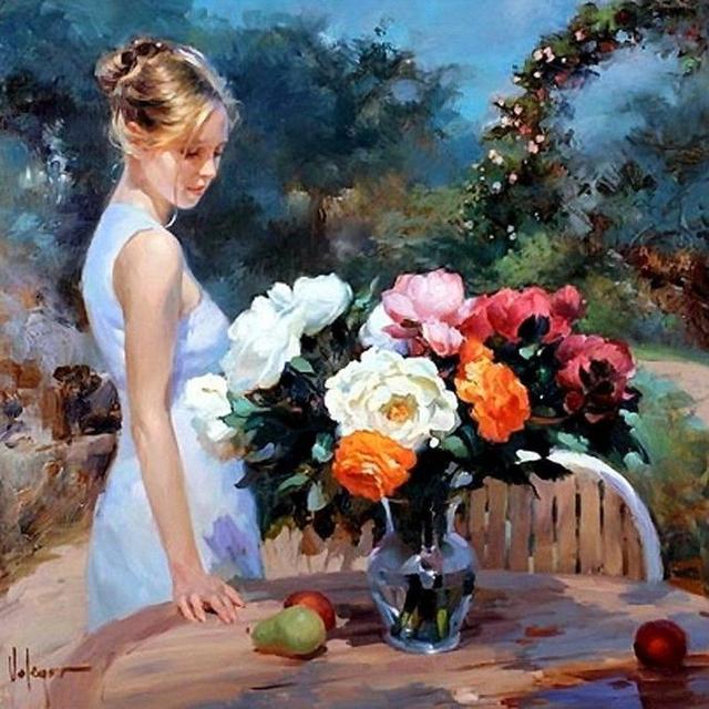 Vladimir Volegov《女人如花》油画系列作品欣赏