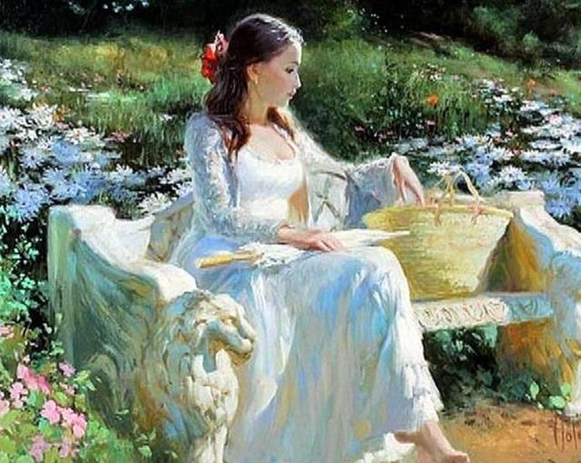 Vladimir Volegov《女人如花》油画系列作品欣赏