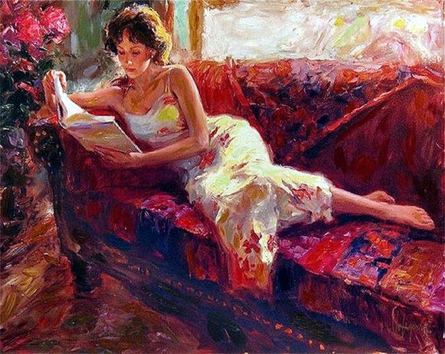 Vladimir Volegov《女人如花》油画系列作品欣赏