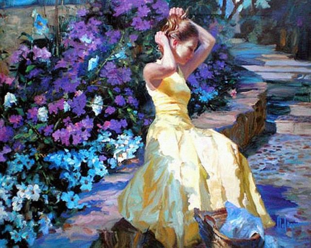 Vladimir Volegov《女人如花》油画系列作品欣赏