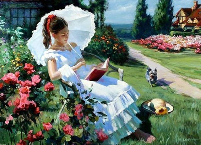 Vladimir Volegov《女人如花》油画系列作品欣赏