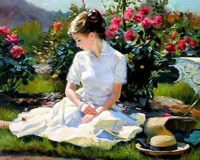 Vladimir Volegov《女人如花》油画系列作品欣赏