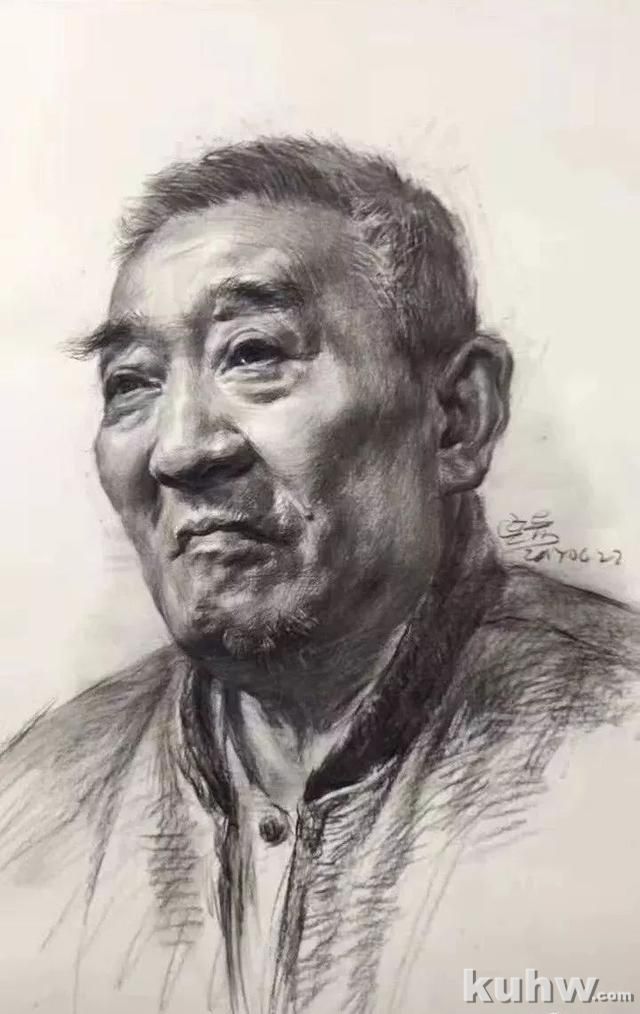 超强干货丨老年素描头像刻画要点分解