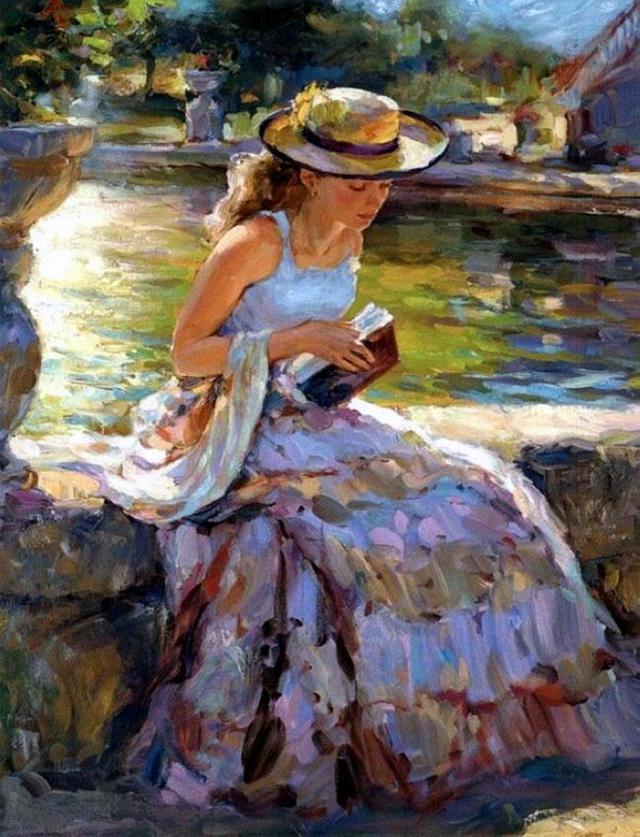 Vladimir Volegov《女人如花》油画系列作品欣赏