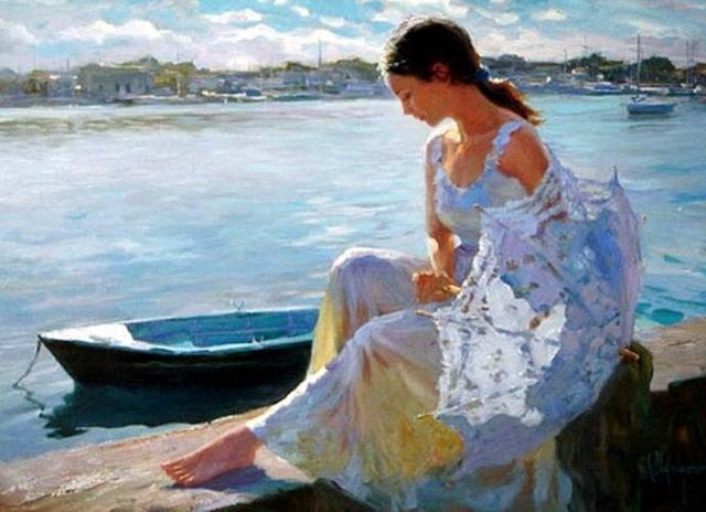 Vladimir Volegov《女人如花》油画系列作品欣赏