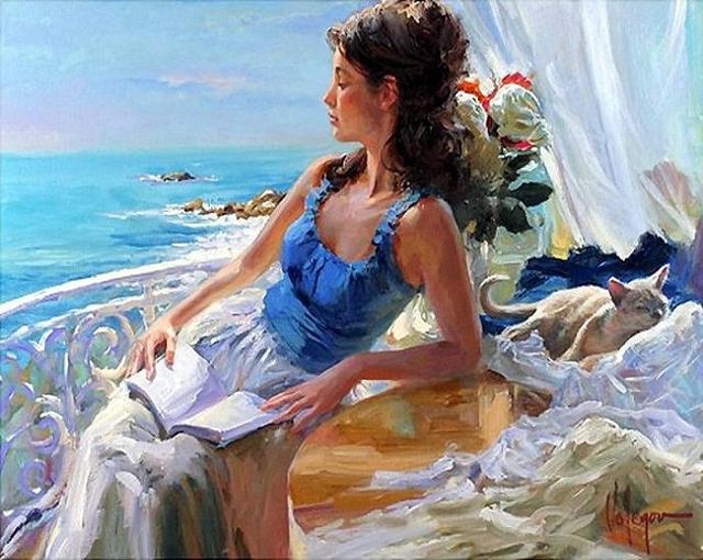 Vladimir Volegov《女人如花》油画系列作品欣赏