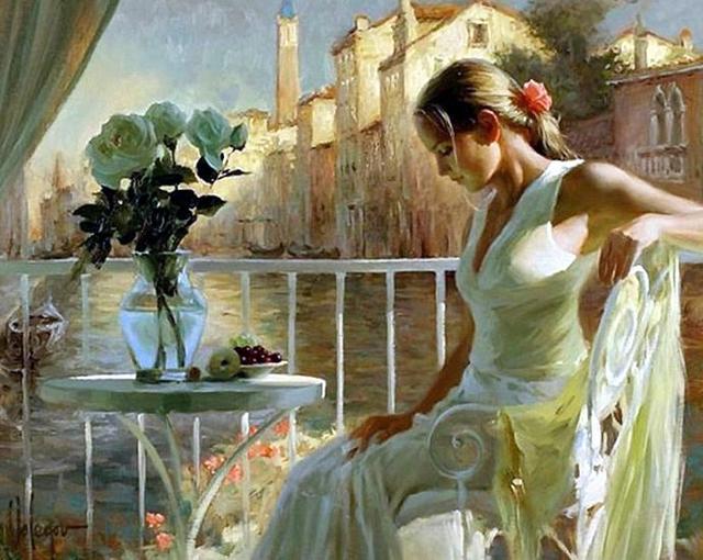 Vladimir Volegov《女人如花》油画系列作品欣赏