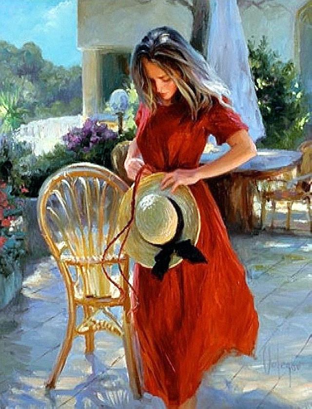 Vladimir Volegov《女人如花》油画系列作品欣赏