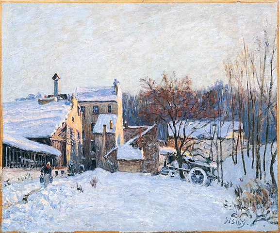 阿尔弗雷德·西斯利(Alfred Sisley)作品《查韦尔大学》高清下载