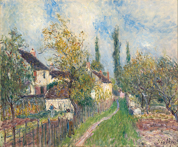 阿尔弗雷德·西斯利(Alfred Sisley)作品《副撒布隆哨兵》高清下载