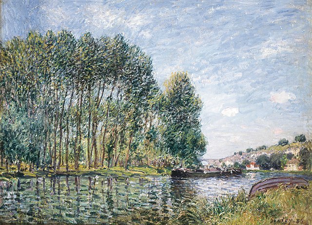 阿尔弗雷德·西斯利(Alfred Sisley)作品《风景艺术》高清下载