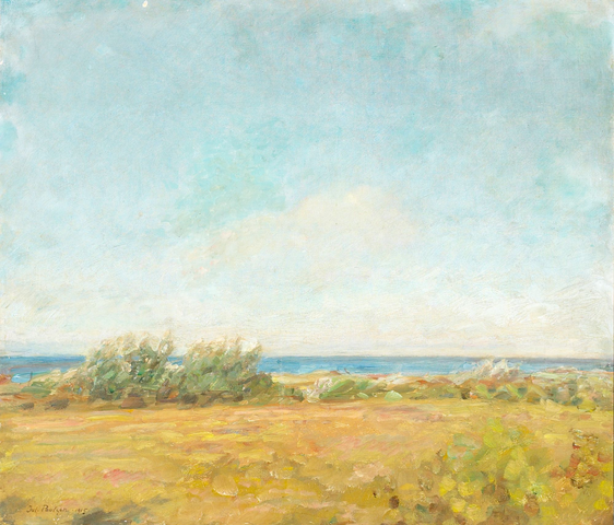 朱利叶斯·保尔森（Julius Paulsen）作品《沿海景观》高清下载
