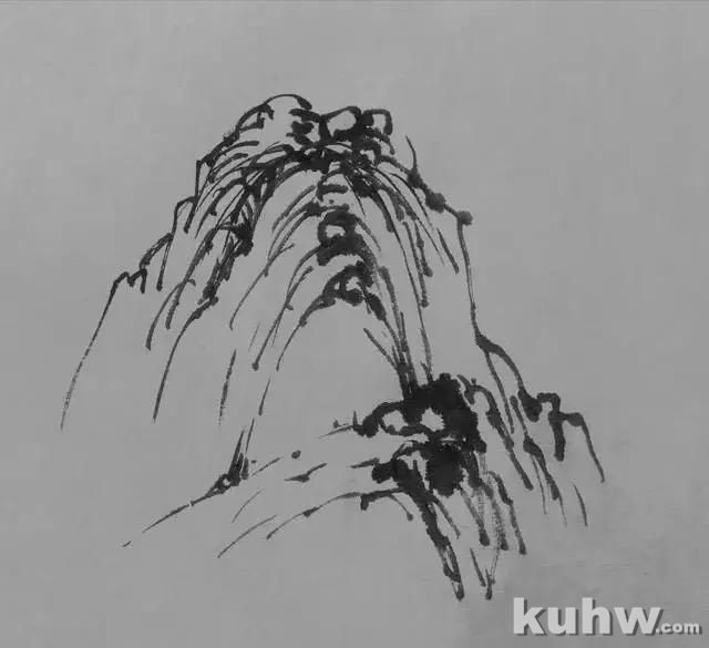 「分享」中国山水画常用山石皴九法，学会一生受用