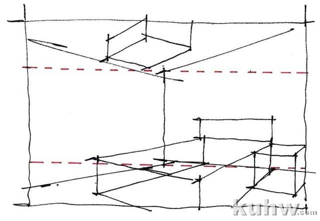 成角透视（两点透视）画法讲解，画家必学基础，适合0基础学习