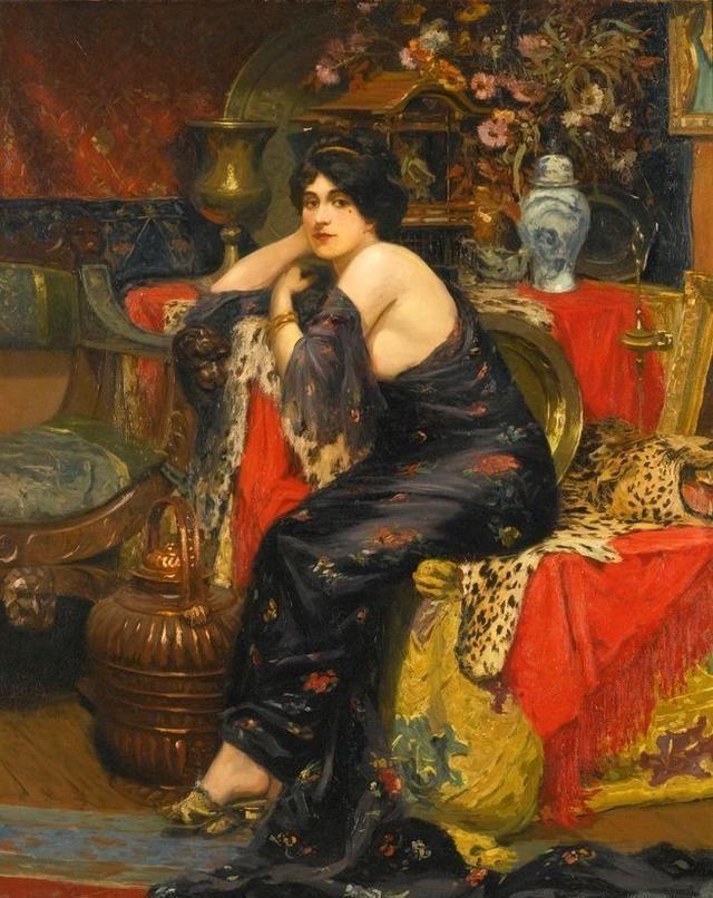 19世纪著名画家比利时阿尔弗雷德·<a href=https://www.kuhw.com/e/tags/?tagname=%E9%98%BF%E5%B0%94%E5%BC%97%E9%9B%B7%E5%BE%B7%C2%B7%E5%8F%B2%E8%92%82%E6%96%87%E6%96%AF target=_blank class=infotextkey>史蒂文斯</a>油画作品欣赏