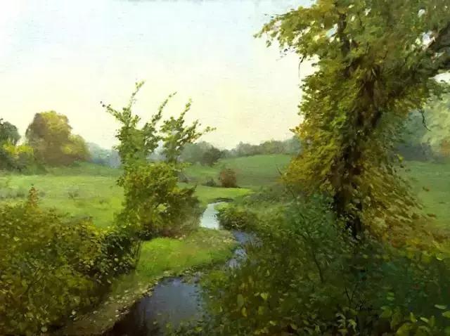 绮丽多姿的加拿大风景油画