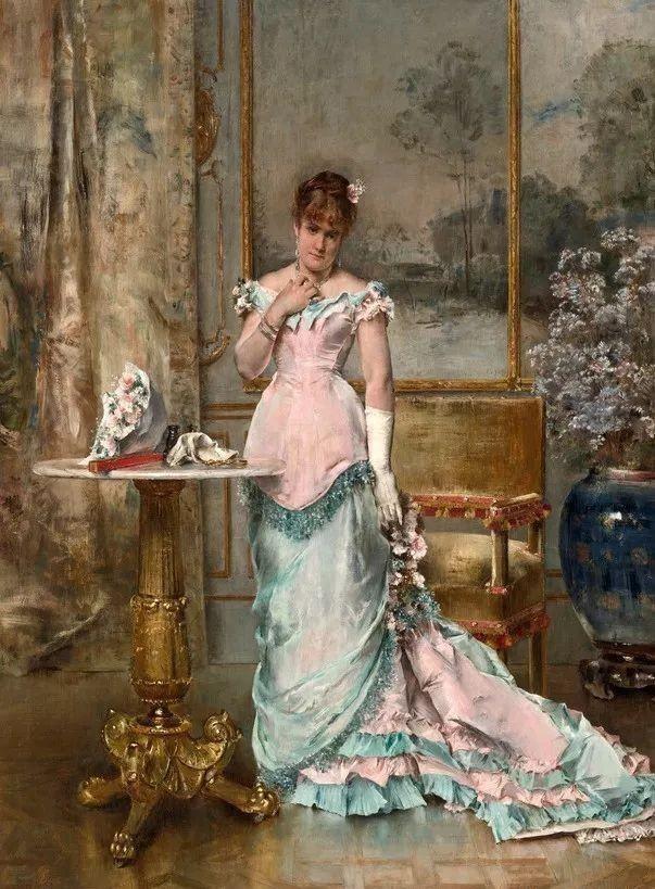 19世纪著名画家比利时阿尔弗雷德·<a href=https://www.kuhw.com/e/tags/?tagname=%E9%98%BF%E5%B0%94%E5%BC%97%E9%9B%B7%E5%BE%B7%C2%B7%E5%8F%B2%E8%92%82%E6%96%87%E6%96%AF target=_blank class=infotextkey>史蒂文斯</a>油画作品欣赏