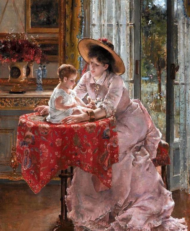 19世纪著名画家比利时阿尔弗雷德·<a href=https://www.kuhw.com/e/tags/?tagname=%E9%98%BF%E5%B0%94%E5%BC%97%E9%9B%B7%E5%BE%B7%C2%B7%E5%8F%B2%E8%92%82%E6%96%87%E6%96%AF target=_blank class=infotextkey>史蒂文斯</a>油画作品欣赏