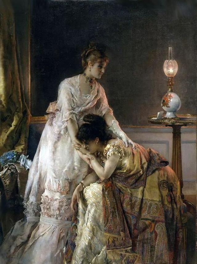 19世纪著名画家比利时阿尔弗雷德·<a href=https://www.kuhw.com/e/tags/?tagname=%E9%98%BF%E5%B0%94%E5%BC%97%E9%9B%B7%E5%BE%B7%C2%B7%E5%8F%B2%E8%92%82%E6%96%87%E6%96%AF target=_blank class=infotextkey>史蒂文斯</a>油画作品欣赏