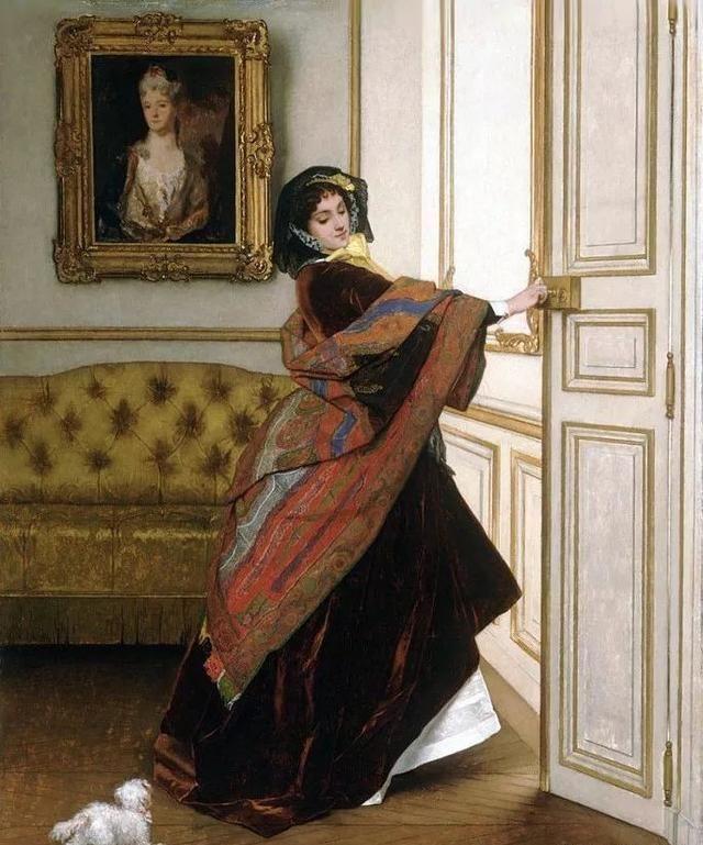 19世纪著名画家比利时阿尔弗雷德·<a href=https://www.kuhw.com/e/tags/?tagname=%E9%98%BF%E5%B0%94%E5%BC%97%E9%9B%B7%E5%BE%B7%C2%B7%E5%8F%B2%E8%92%82%E6%96%87%E6%96%AF target=_blank class=infotextkey>史蒂文斯</a>油画作品欣赏