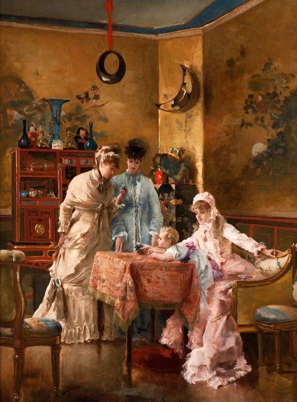 19世纪著名画家比利时阿尔弗雷德·<a href=https://www.kuhw.com/e/tags/?tagname=%E9%98%BF%E5%B0%94%E5%BC%97%E9%9B%B7%E5%BE%B7%C2%B7%E5%8F%B2%E8%92%82%E6%96%87%E6%96%AF target=_blank class=infotextkey>史蒂文斯</a>油画作品欣赏