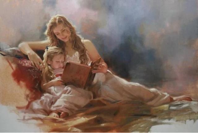 他笔下色调淡雅柔和的女性Richard Johnson（美国）