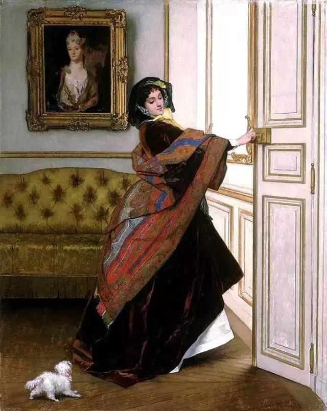 19世纪著名画家比利时阿尔弗雷德·<a href=https://www.kuhw.com/e/tags/?tagname=%E9%98%BF%E5%B0%94%E5%BC%97%E9%9B%B7%E5%BE%B7%C2%B7%E5%8F%B2%E8%92%82%E6%96%87%E6%96%AF target=_blank class=infotextkey>史蒂文斯</a>油画作品欣赏