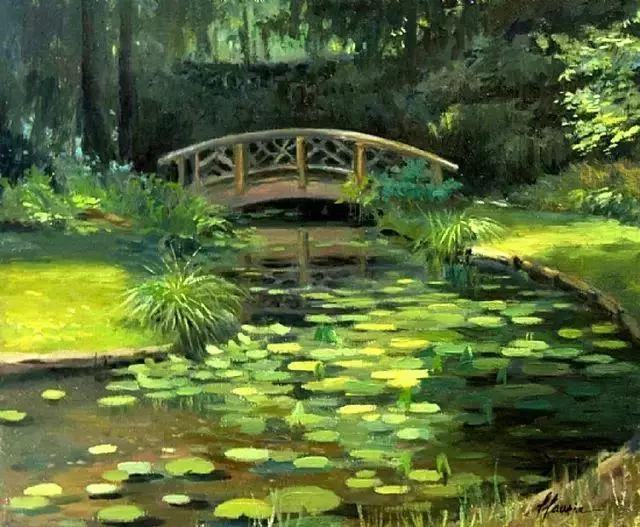 绮丽多姿的加拿大风景油画