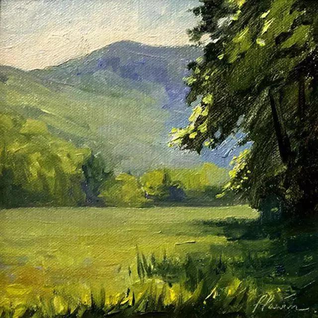 绮丽多姿的加拿大风景油画