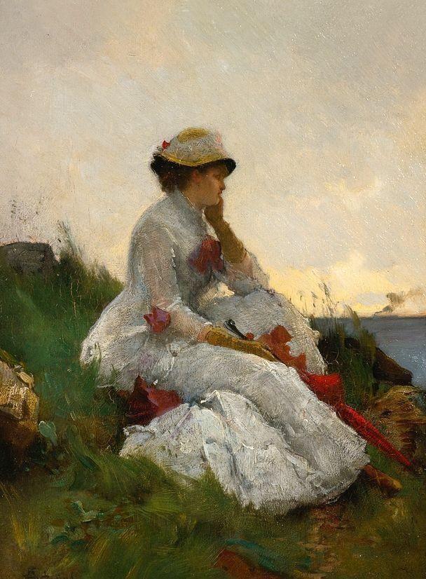 19世纪著名画家比利时阿尔弗雷德·<a href=https://www.kuhw.com/e/tags/?tagname=%E9%98%BF%E5%B0%94%E5%BC%97%E9%9B%B7%E5%BE%B7%C2%B7%E5%8F%B2%E8%92%82%E6%96%87%E6%96%AF target=_blank class=infotextkey>史蒂文斯</a>油画作品欣赏