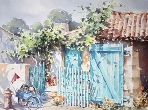 巧用光影法国水彩画家Christian Graniou ​​​​作品选