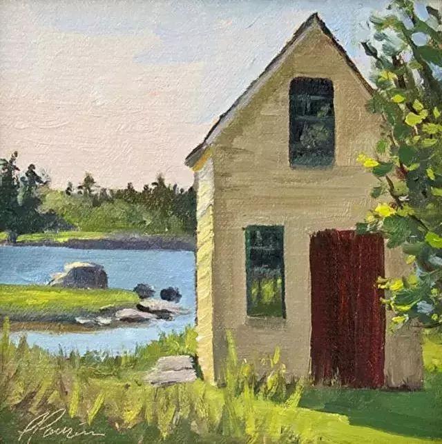 绮丽多姿的加拿大风景油画