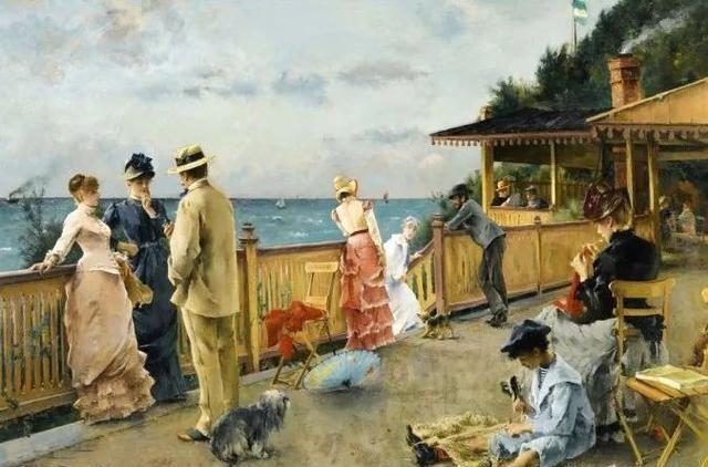 19世纪著名画家比利时阿尔弗雷德·<a href=https://www.kuhw.com/e/tags/?tagname=%E9%98%BF%E5%B0%94%E5%BC%97%E9%9B%B7%E5%BE%B7%C2%B7%E5%8F%B2%E8%92%82%E6%96%87%E6%96%AF target=_blank class=infotextkey>史蒂文斯</a>油画作品欣赏