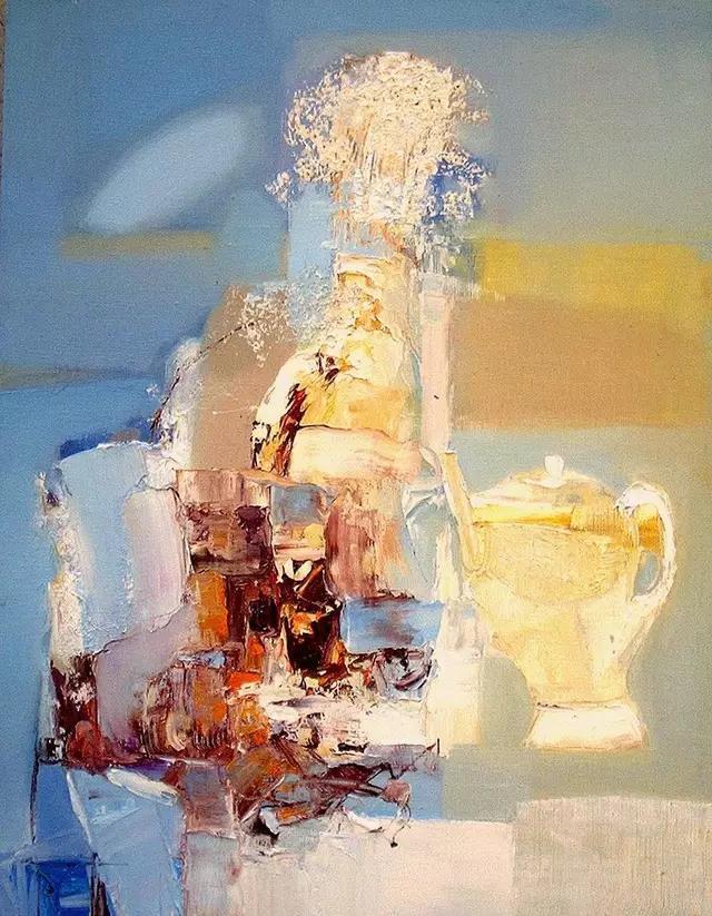 带有韵律的油画（美）安吉丽娜·朱莉作品欣赏