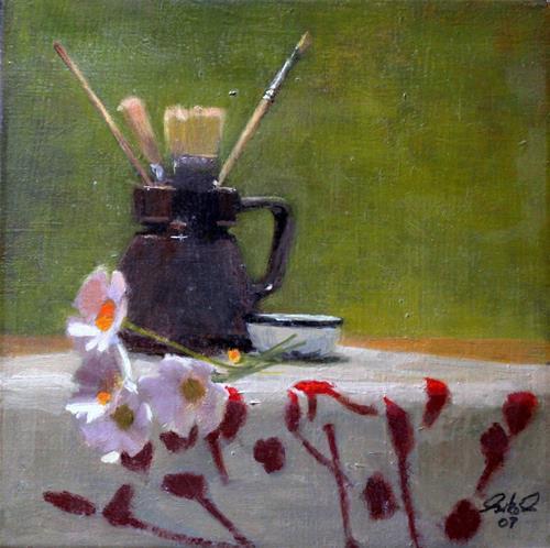 美国画家 罗恩·费尔科尔Ron Ferkol 静物油画