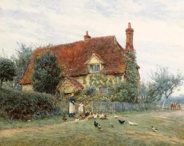 Helen Allingham英国维多利亚时代最优秀的水彩画艺术家