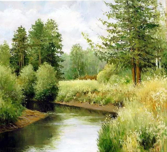 艺术家 Andrei Kostromin 风景油画作品欣赏