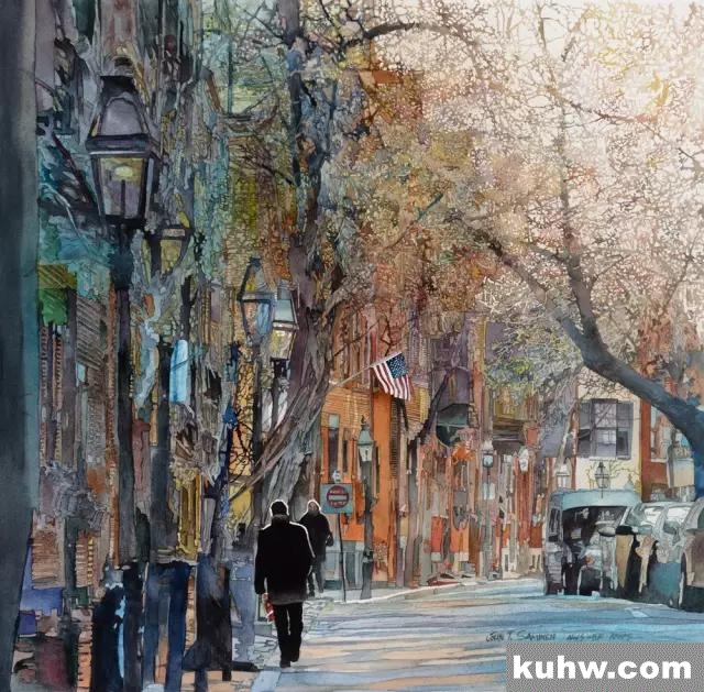 美国水彩画家笔下的中国风情