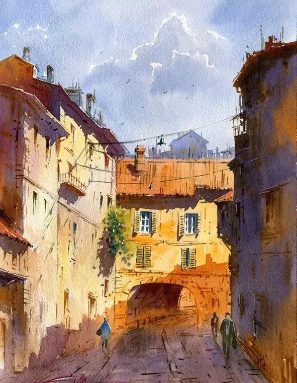 西班牙画家福斯蒂诺·马丁（Faustino Martin）水彩作品选