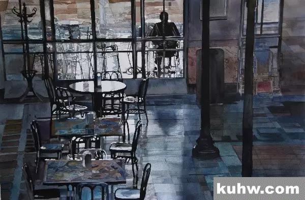 美国水彩画家笔下的中国风情