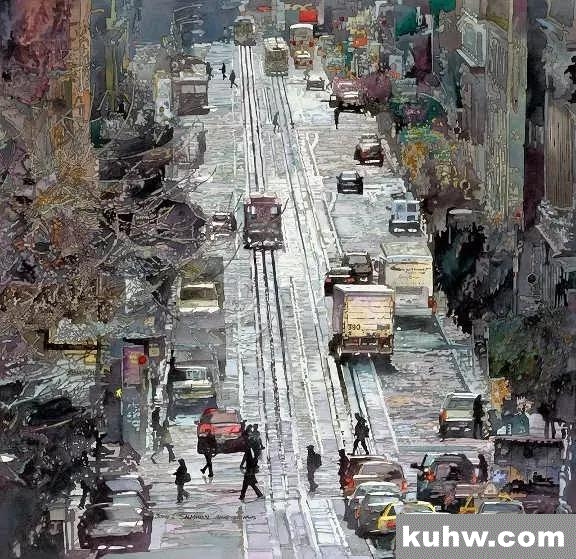 美国水彩画家笔下的中国风情