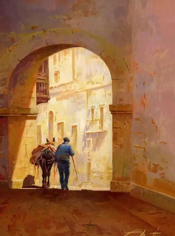 西班牙画家福斯蒂诺·马丁（Faustino Martin）水彩作品选