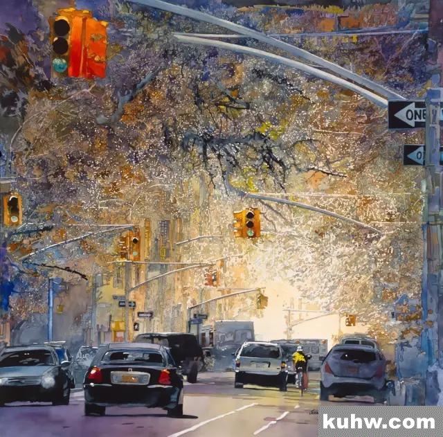 美国水彩画家笔下的中国风情