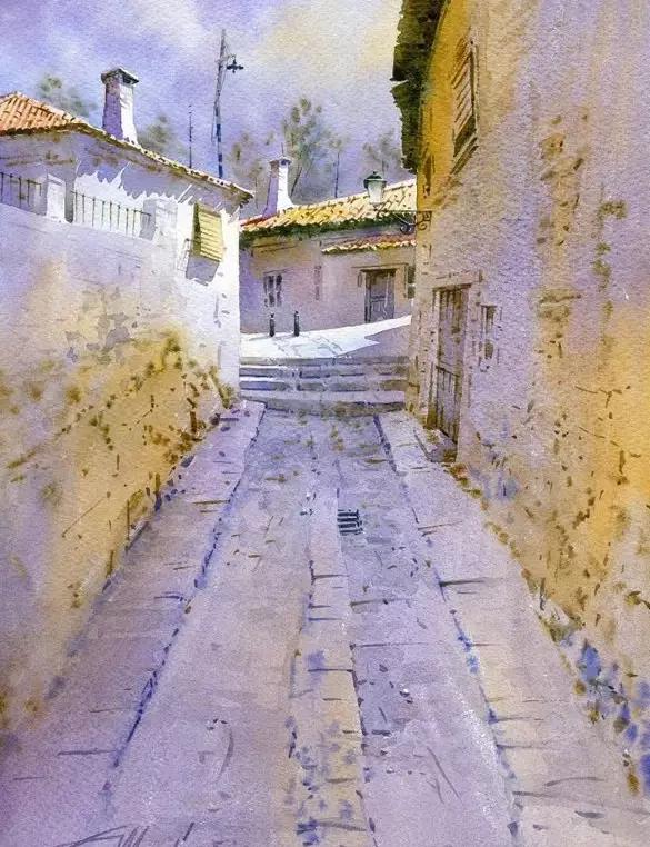 西班牙画家福斯蒂诺·马丁（Faustino Martin）水彩作品选