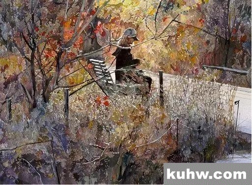 美国水彩画家笔下的中国风情