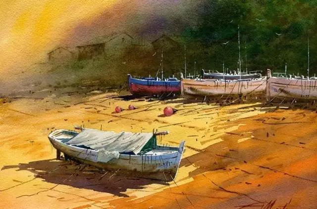 西班牙画家福斯蒂诺·马丁（Faustino Martin）水彩作品选